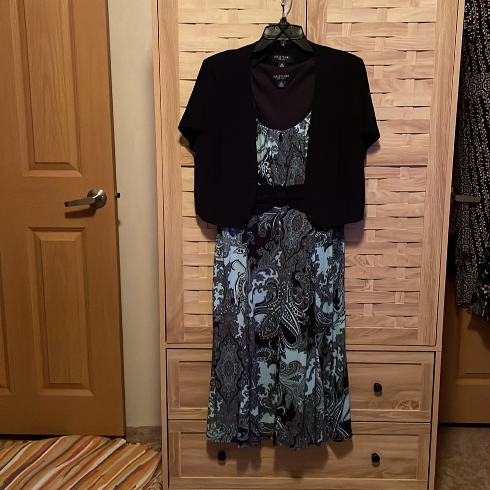 Nwot Perceptions Polyester/Spandex Sleeveless Dre… - image 6